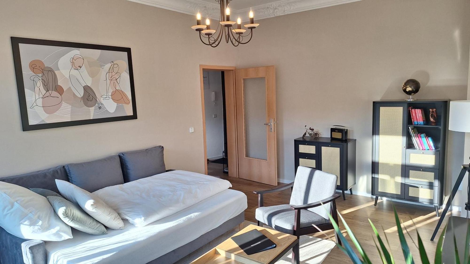 Stylisches Appartement Im Jugendstil-Viertel Chemnitz Buitenkant foto